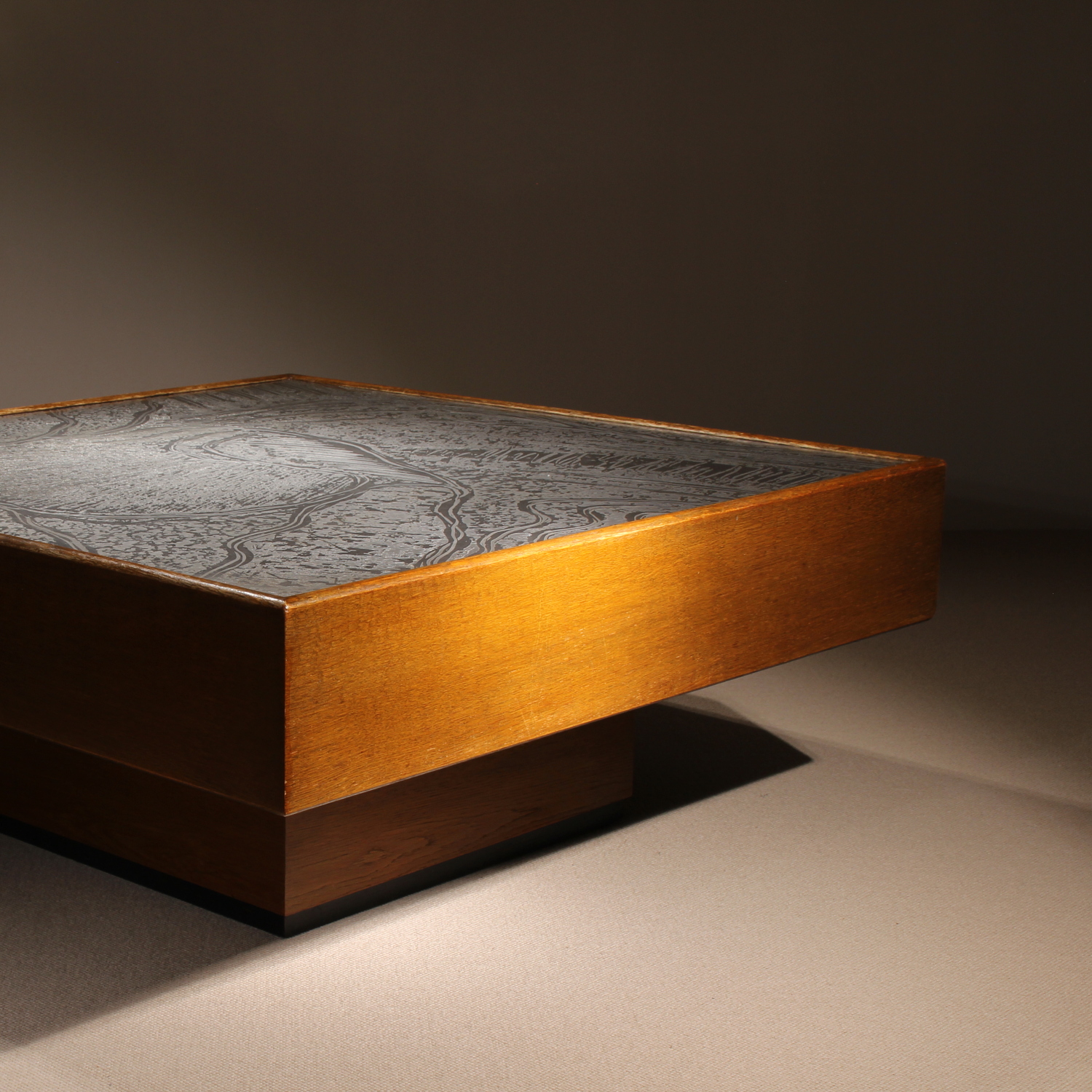 02-heinz-lilienthal-coffee-table-oak-etched-metal-1970s-studiolorono-lorono