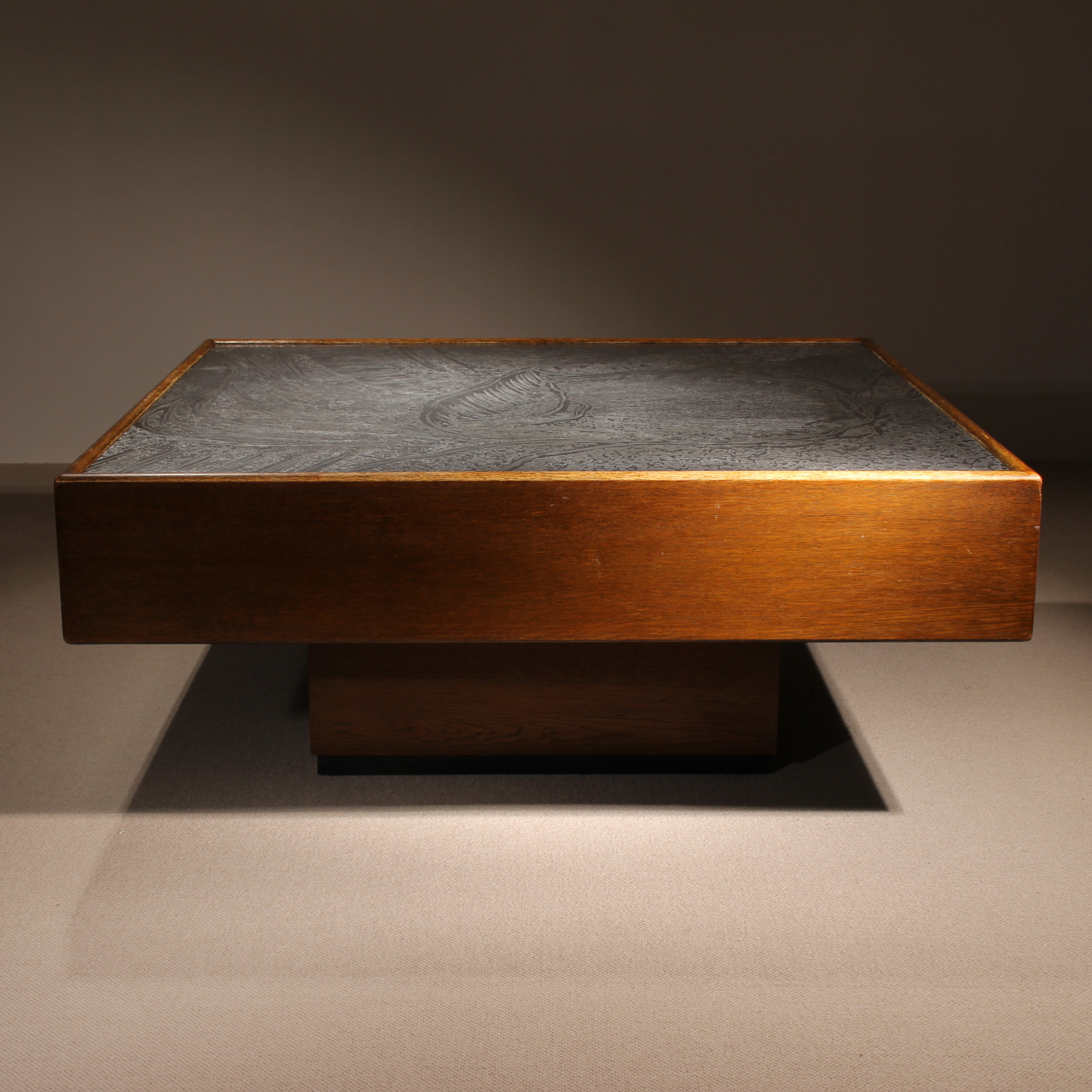 15-heinz-lilienthal-coffee-table-oak-etched-metal-1970s-studiolorono-lorono
