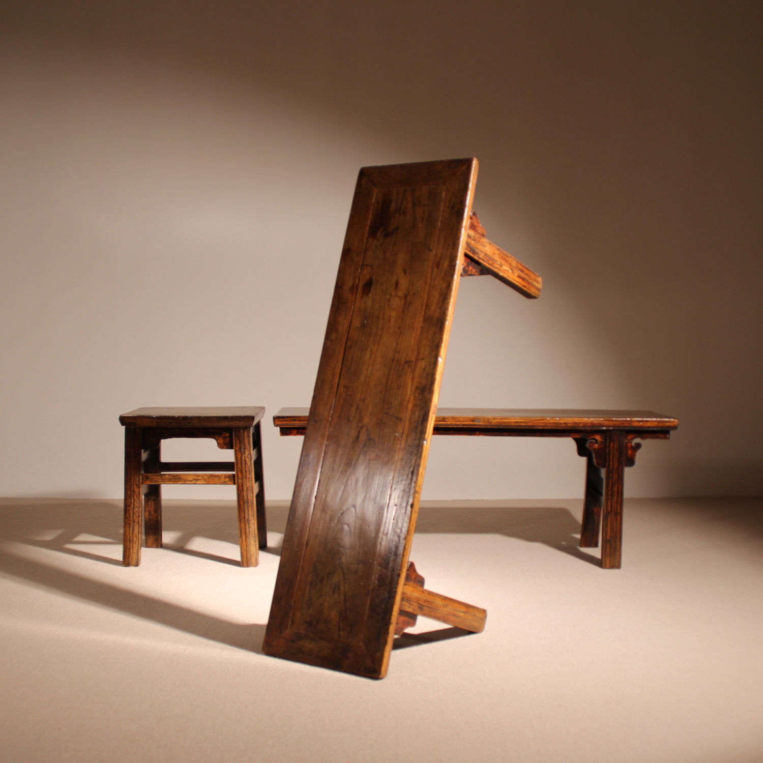 05-primitive-wabi-sabi-bench-stool-coffee-table-set-studiolorono-lorono