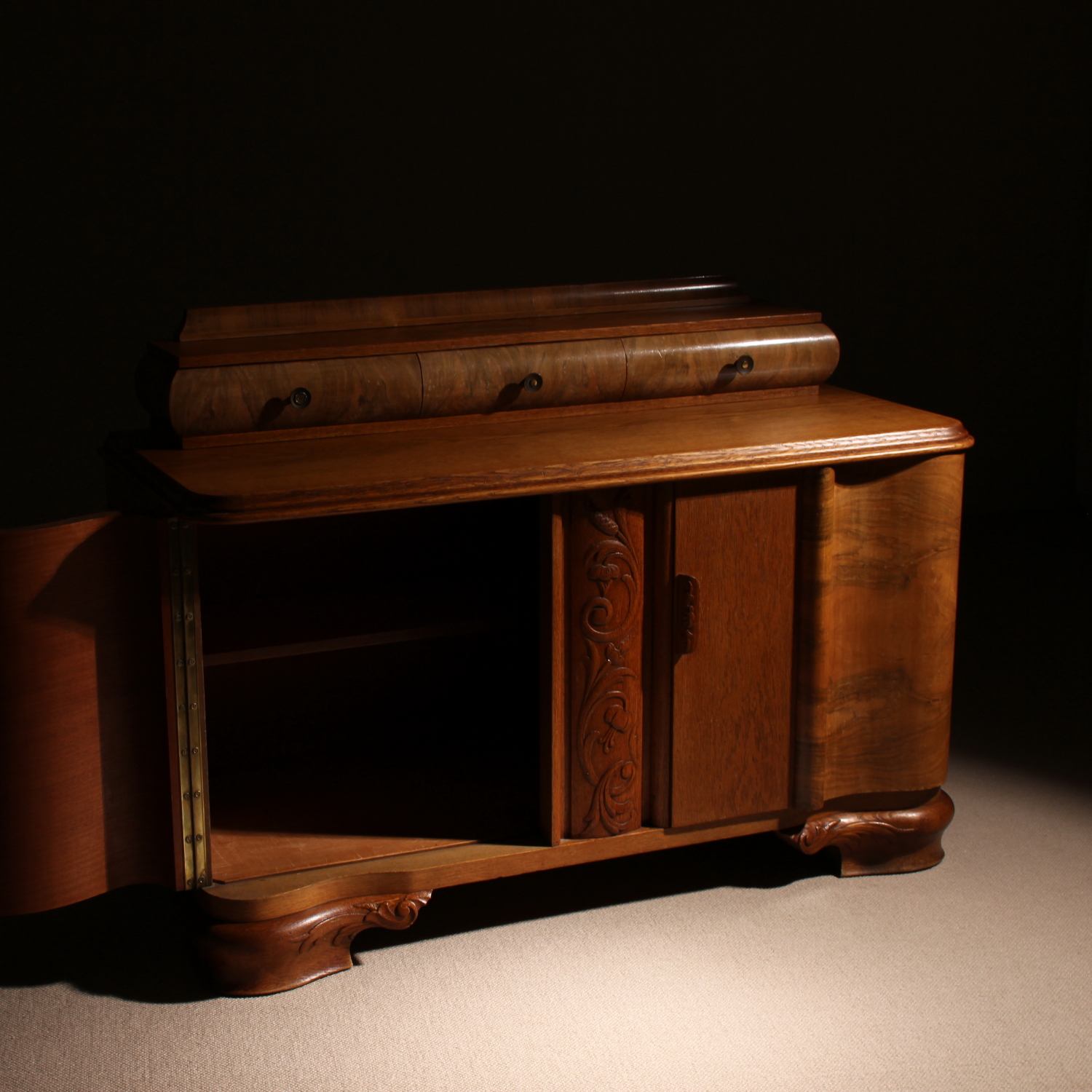03-art-deco-sideboard-superstructure-oak-burl-walnut-studiolorono-lorono