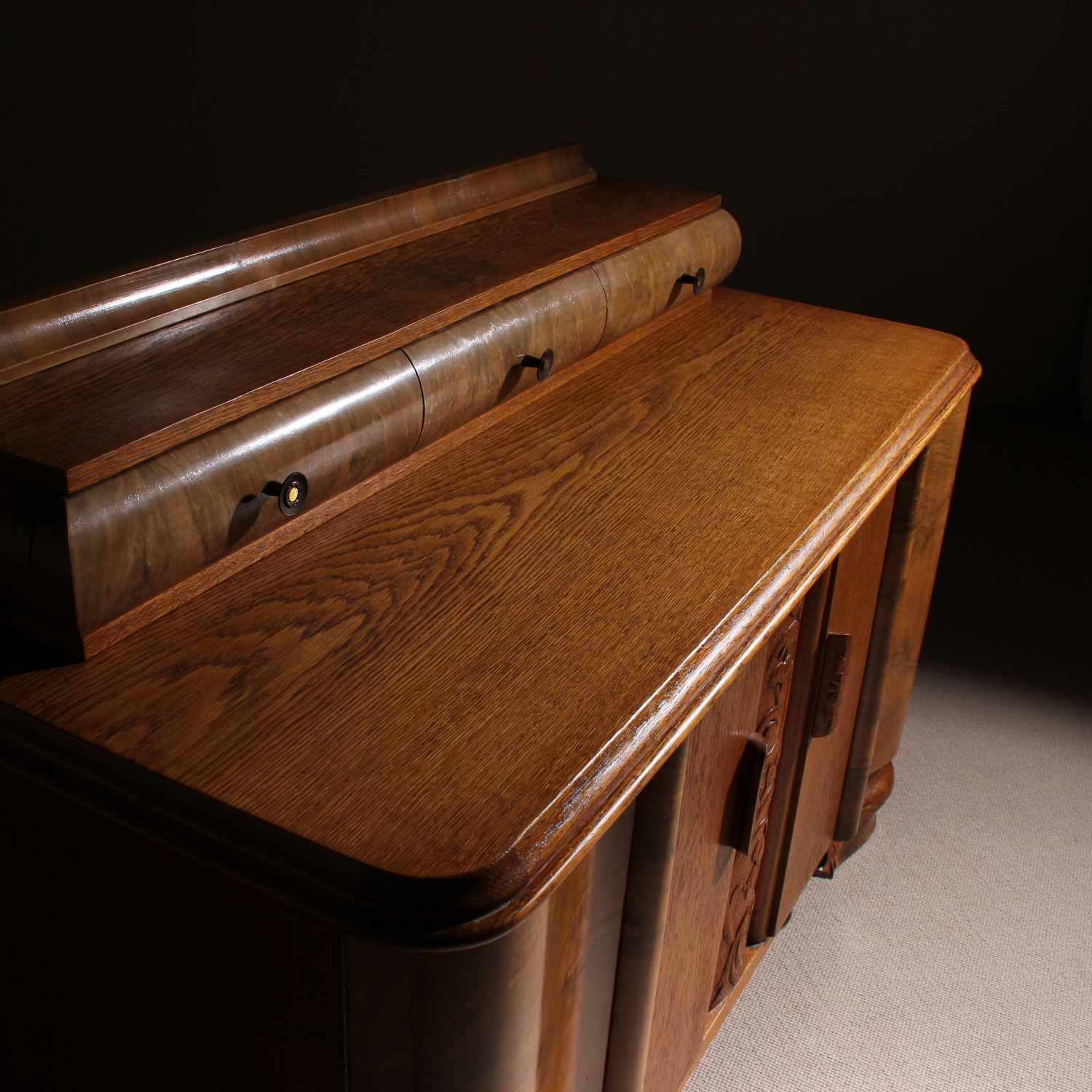 05-art-deco-sideboard-superstructure-oak-burl-walnut-studiolorono-lorono